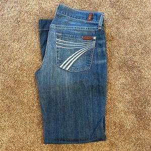 7 for all mankind women’s jeans - dojo - size 29